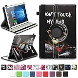 [page_title]-na-commerce Robuste Universal 10-10.1 Zoll Tablet Schutzhülle aus hochwertigem Kunstleder Hülle Tasche Standfunktion 360° Drehbar Cover Case Schutzhülle, Farben:Motiv 9