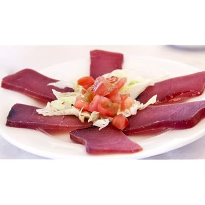 Mojama Whole Yellowfin Tuna Fillet, Traditional Spanish Dry-Cured Tuna Loin with Sea Salt, Rich Umami Flavor - 8.8oz (250g) pack