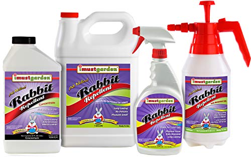 I Must Garden Rabbit Repellent: Mint Scent Rabbit Spray For Plants & Lawns – 45 Oz. Rtu Pump Spray #TOP6