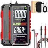 Digital Multimeter, 2026 Upgraded FS899L Multimeter, USB Rechargeable Digital Multimeter, Measures Voltage Automatic Digital Display Multimeter Tester for Home and Industrial Electrical Issues (Red)
