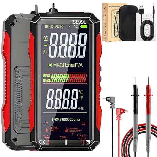 Digital Multimeter, 2026 Upgraded FS899L Multimeter, USB Rechargeable Digital Multimeter, Measures...