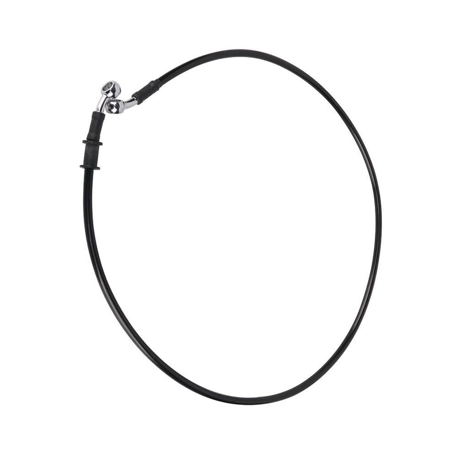 Ksxzw Black- Silver Motorbike Part Motorcycle Hydraulic Brake Oil Hose Accessories 28° 1100 Mm