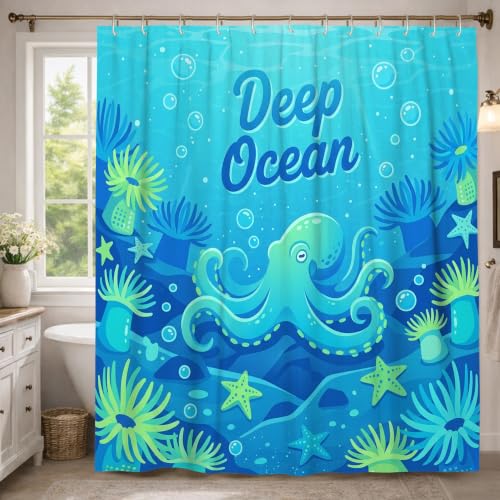 Rideau de douche en polyester de qualité supérieure 183 x 243 cm - 2