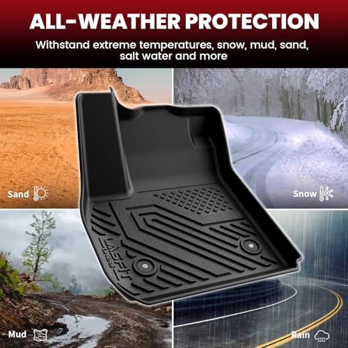 Image of LASFIT Floor Mats for Buick Envision 2021-2026, TPE Black