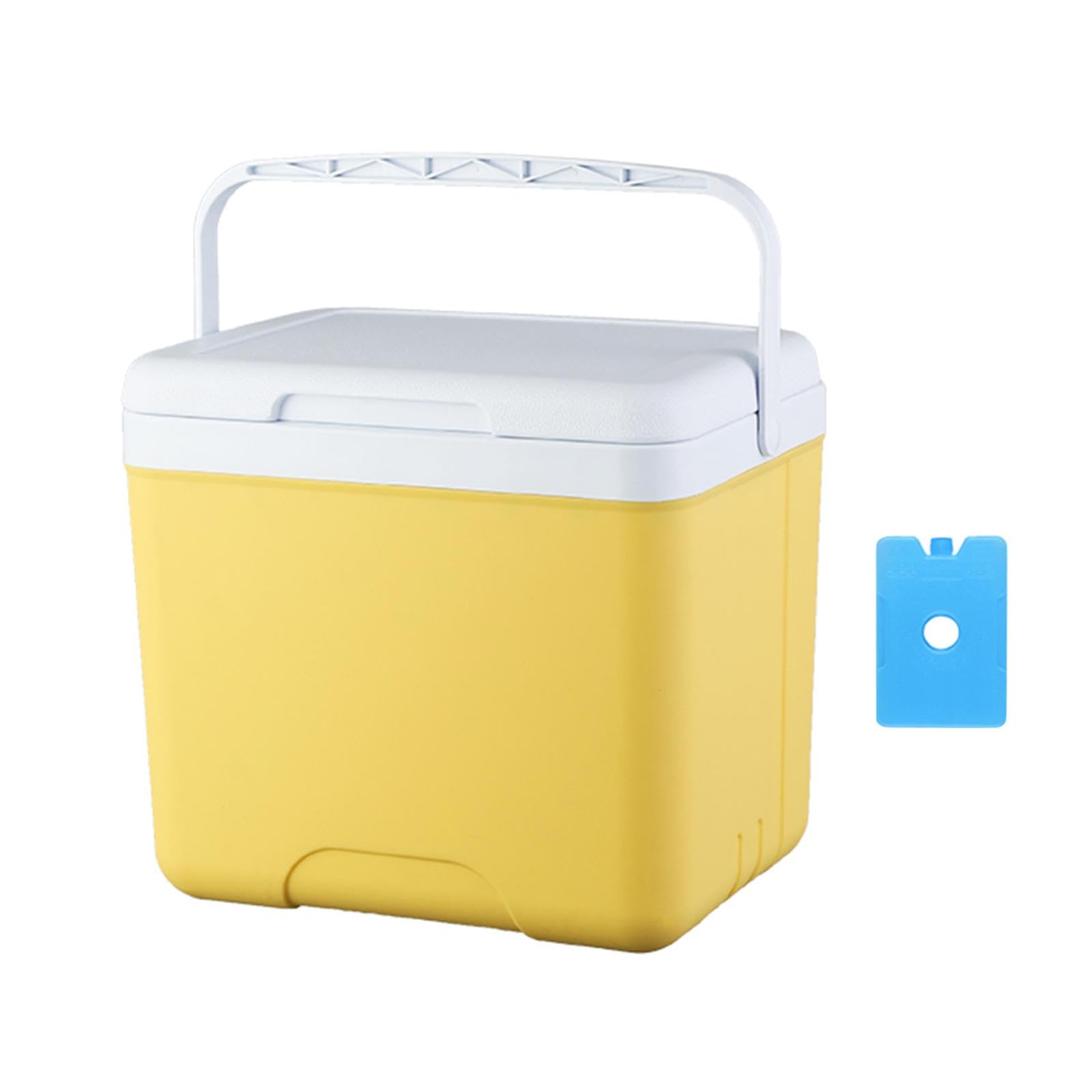 Nevera Portátil Aislada, Cubo de Hielo, Cubo para Bebidas, Asa, Organizador Portátil, Estuche de Almacenamiento para Camping para Alimentos, Playa, Ba