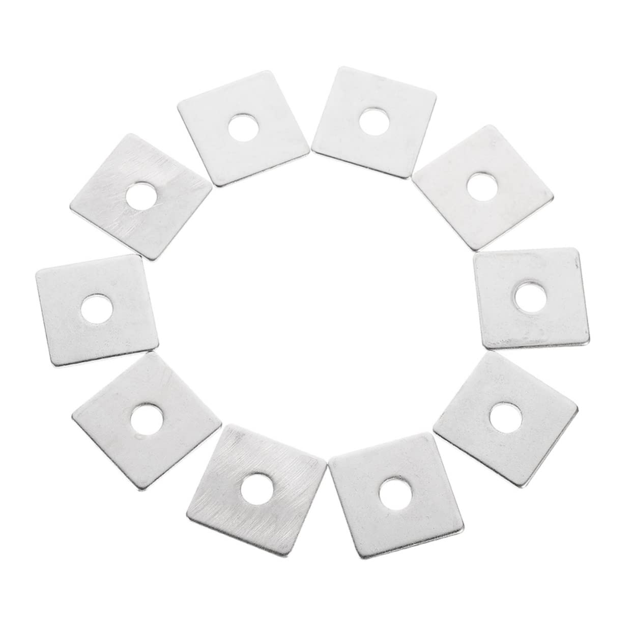 Alipis 20pcs Square Washers Flat Washers for Bolts for Construction Automotive and Home Use for Framing and Securing Roof Trusses