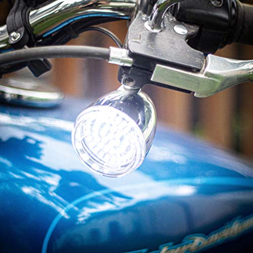 Eagle Lights Harley Front & Rear Led Turn Signal Kit With Bright White Running Lights And Strobing Rear Brake Lights 1157 Comes With Clear Lenses #TOP5