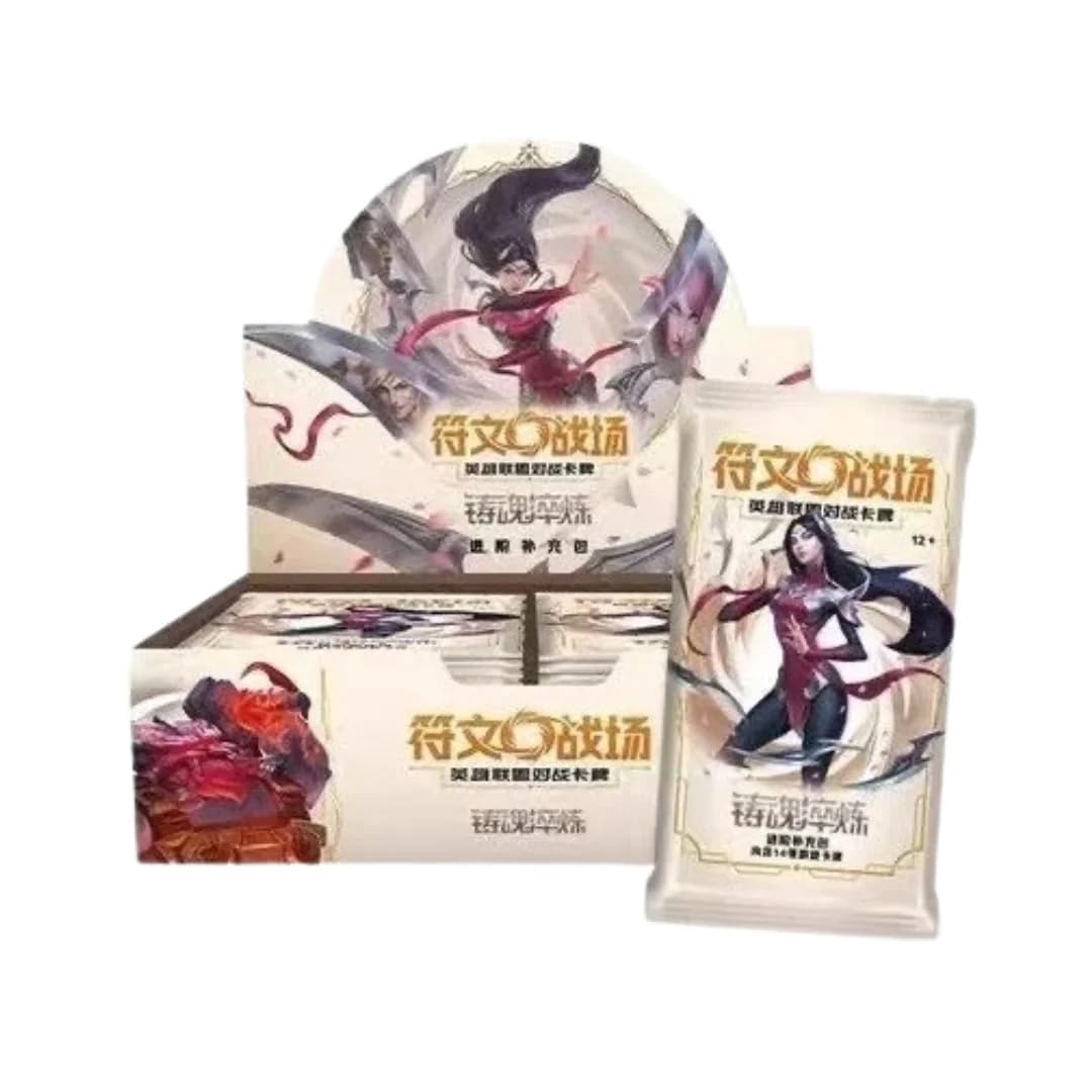 League of Legends Sammelkarte, Riftbound Sammelkarte, versiegelte Box, vereinfachte chinesische Ausgabe, Riot-Spiele, für Sammler ab 15 Jahren, Spiritforged (Jumbo 14 Karte)
