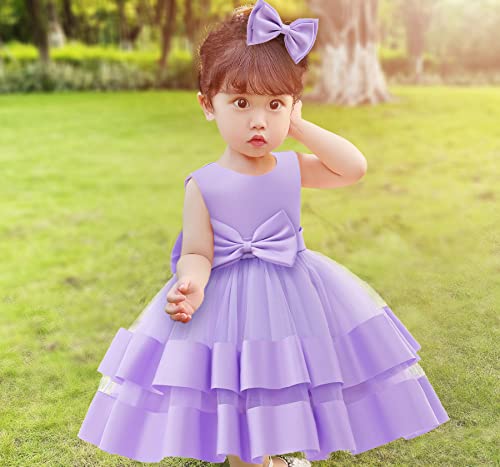 CMMCHAAH 0-6 Years Baby Girls Pageant Dress Toddler Formal Backless Wedding Bridesmaid Dresses3