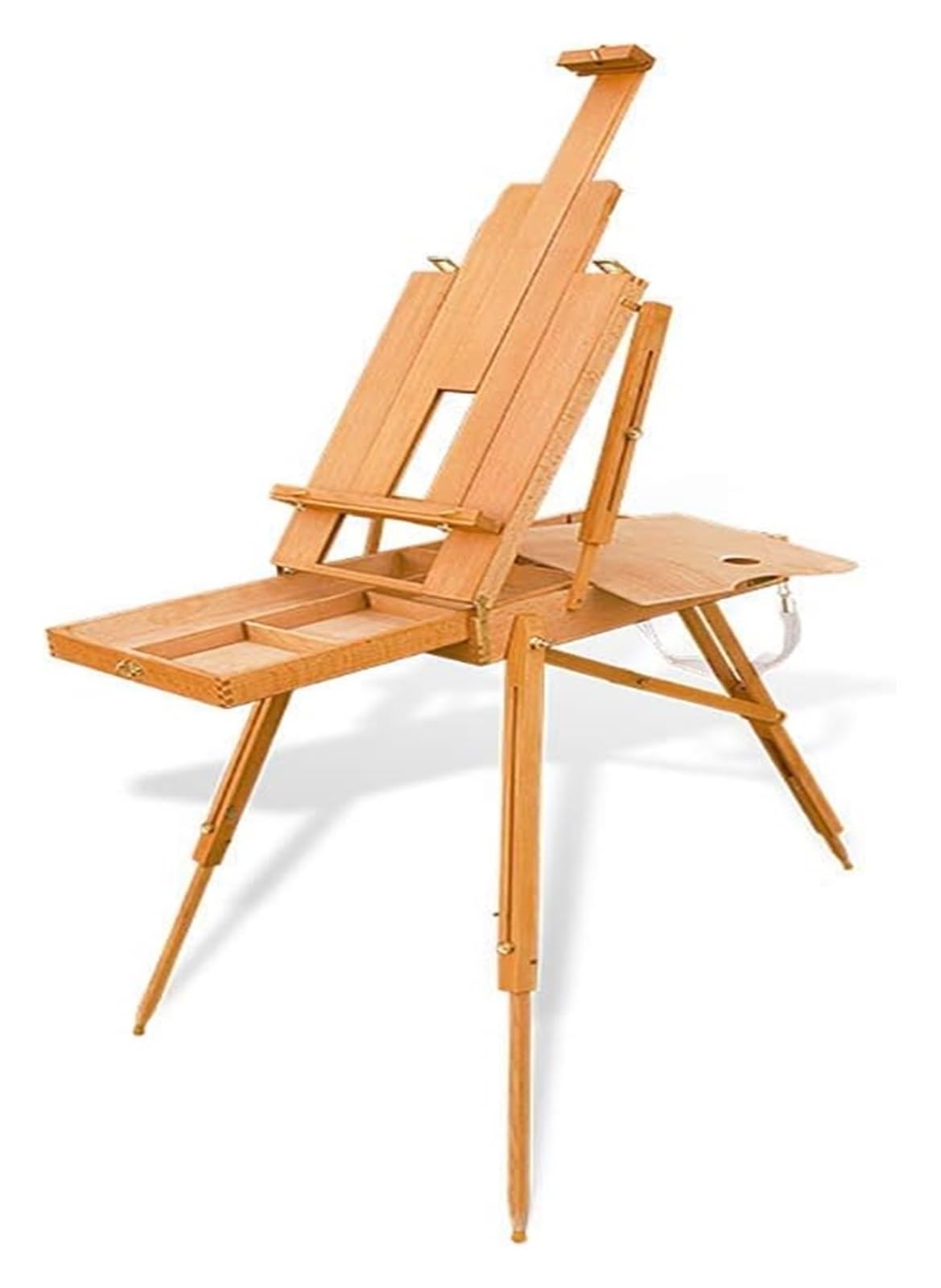 Malstaffelei Holzstaffelei, Staffelei Zeichenhalter Holz Malkasten Werbeständer Malerei Ausstellungsstand Kunstbedarf