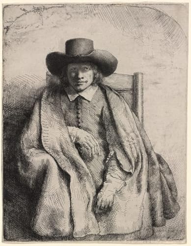 Imagen de lienzo de Rembrandt en formato cuadro de pintura de 60x90cm para pared