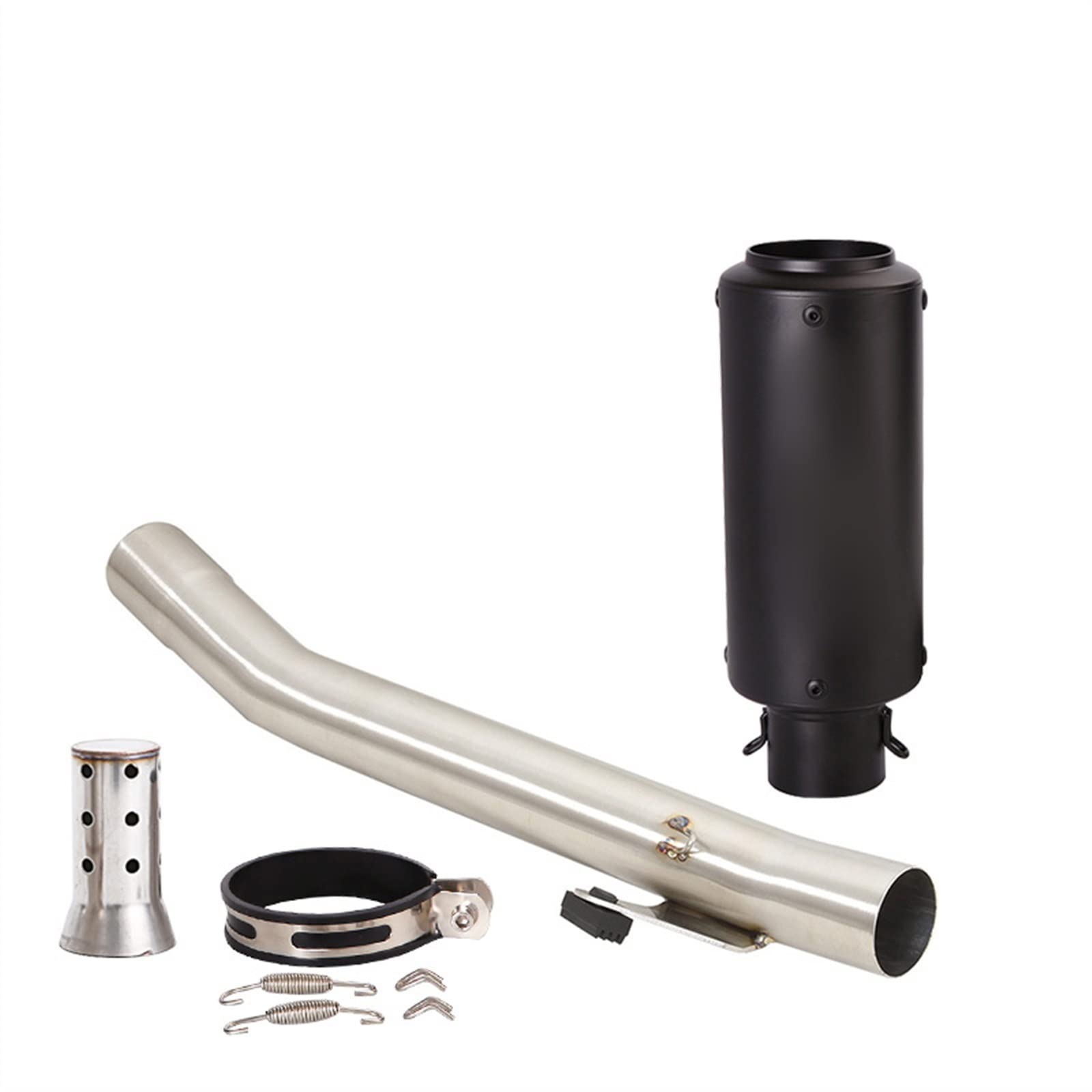 Scarico Moto Tubo Di Collegamento Centrale Slip On 51mm Silenziatore In Acciaio Inossidabile Con DB Killer Per Suzuki Bandit 600 GSF 600 1995-2006 (Color : E)