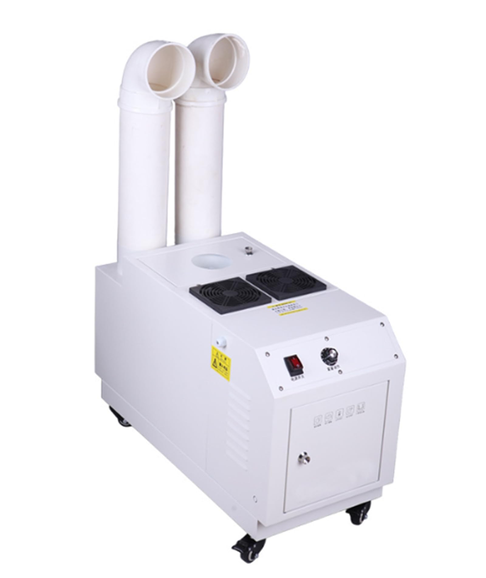 Industrial Commercial Humidifier 27000ml h High Mist Output Automatic Water Filling Stainless Steel Shell 10-99 RH Humidity Adjustable