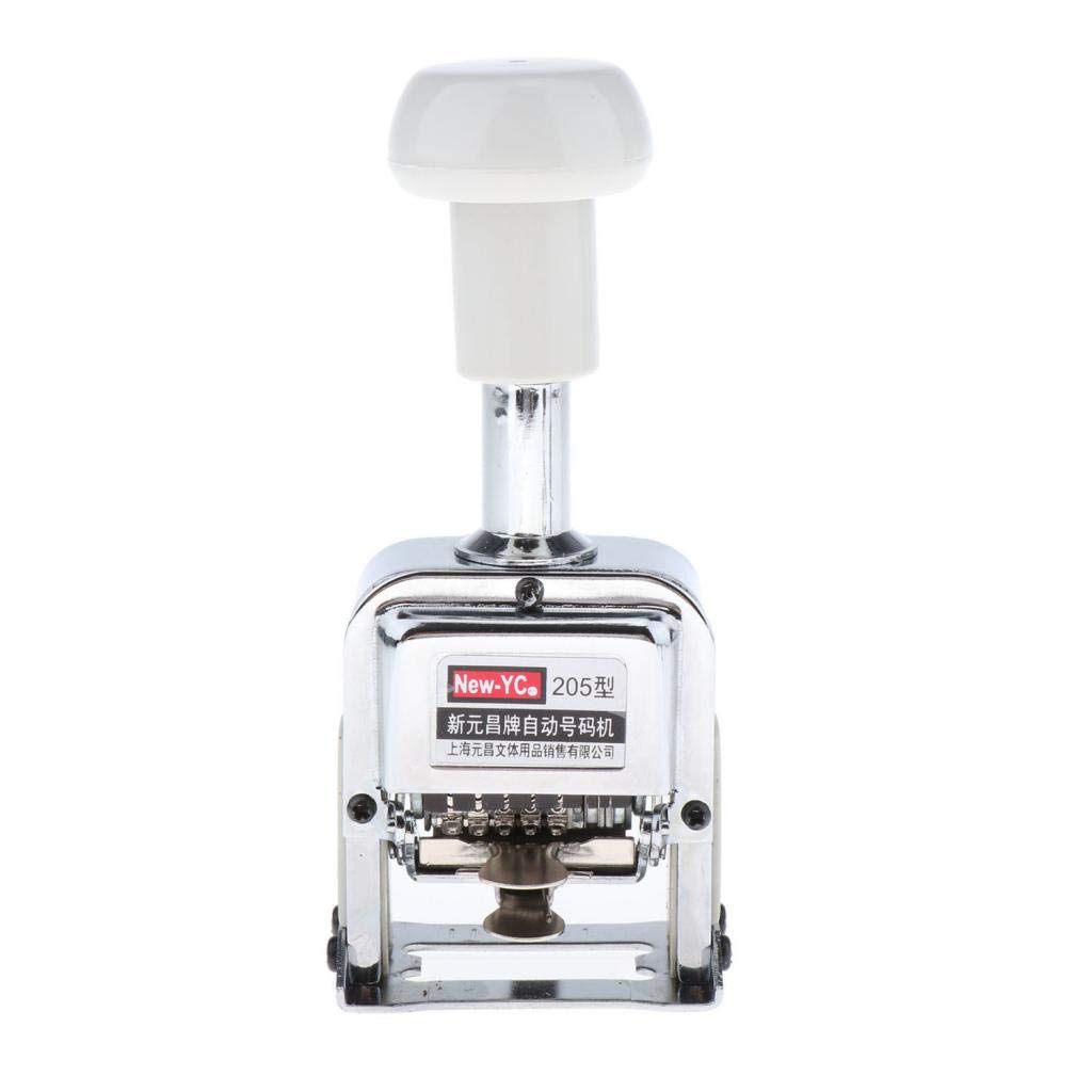 SM SunniMix Numéroteur Automatique à 5 Chiffres, Auto-encreur
