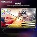 TD Systems - Smart TV 45 Pulgadas 4K HDR10 - Televisores 3...