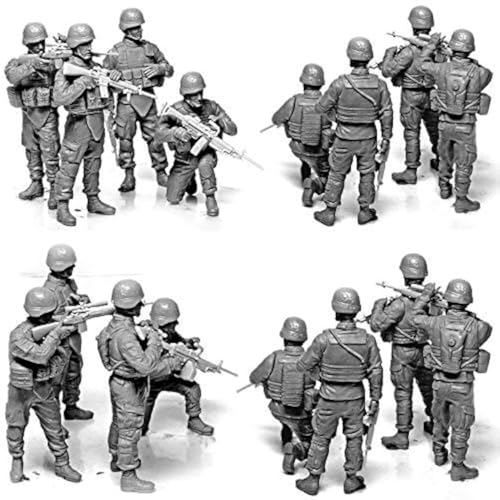 Maquette en plastique de collection avec figurines militaires échelle 1/35