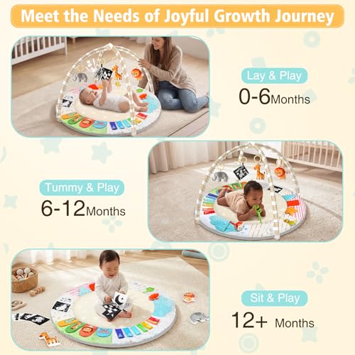 Alfombra de juego para gimnasio para bebé con 50% de descuento