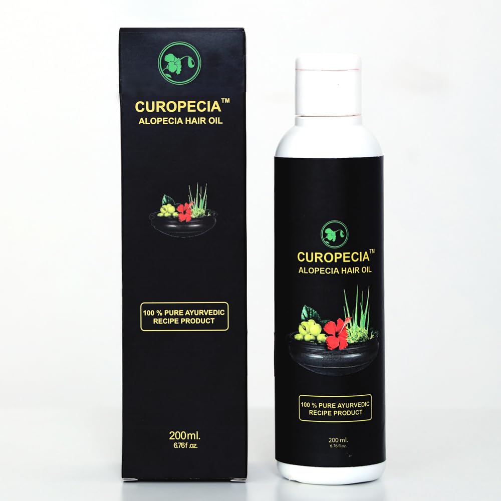 Curopecia Alopecia Hair oil 200ml 100% pure ayurvedic
