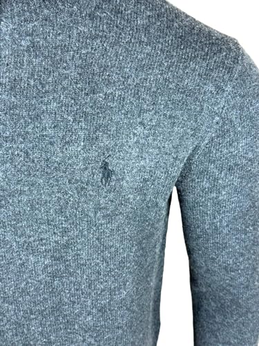 POLO RALPH LAUREN Men's Quarter-Zip Wool Blend Sweater4