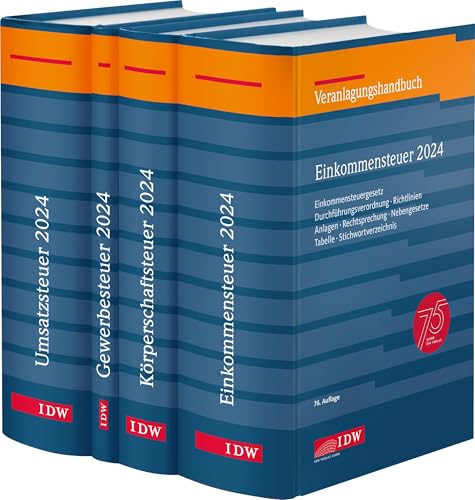 Steuer-Paket 2024: Ertragsteuern und Umsatzsteuer (Veranlagung): Veranlagungshandbücher: Einkommen-, Körperschaft-, Umsatz- und Gewerbesteuer 2024 ... Körperschaft-, Umsatz- und Gewerbesteuer)