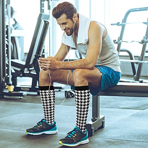 Image of Fisyme Socks for Women Men, Warm Comfort Athletic Crew Running Hiking Cycling Compression Socks
