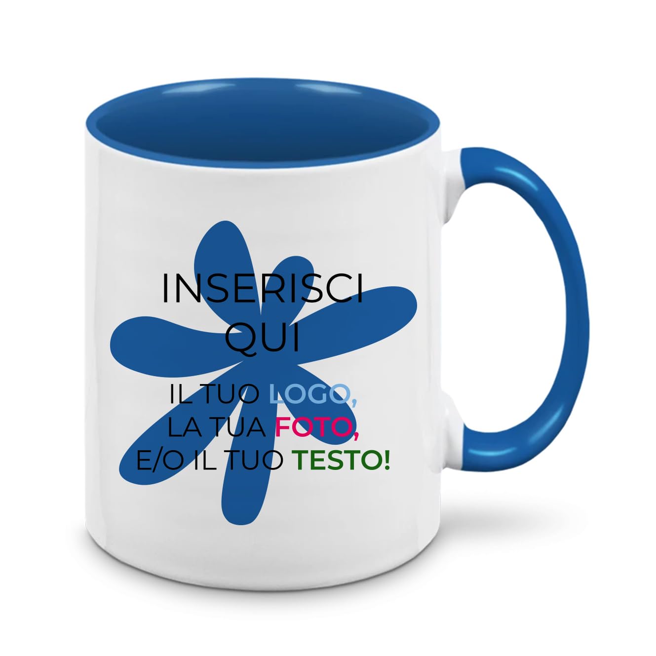 Regalo personalizzato – Waving Monkey tazza, motivo: animali, vari colori disponibili, qualsiasi nome/messaggio sulla tua tazza unica, Ceramica, Yellow