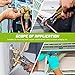 Ecarke 6pcs Hex Handle HVAC Tools Repairing Set Air Conditioner Copper Pipe Swaging Tool Round Handle Tube Expander Drill Bit Repairing Set with 1/4, 3/8, 1/2, 5/8, 3/4 Bits