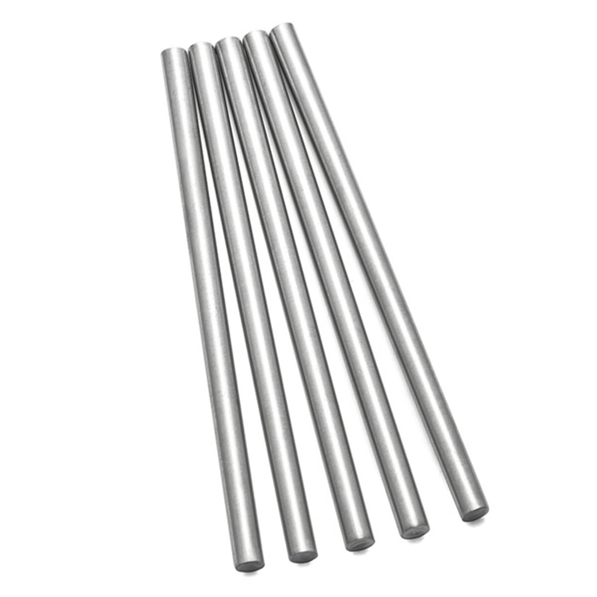 Pręty metalowe Pręt okrągły ze stali nierdzewnej 304 Okrągłe pręty ze stali nierdzewnej, 4 szt. Średnica 3,5 mm, pręty tokarskie, asortyment do majsterkowania, długość 500 mm