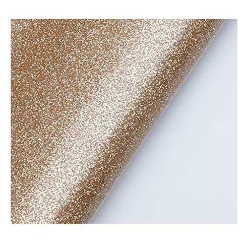 Tissu en cuir artificiel or brillant 138 cm de large pour sellerie luxe