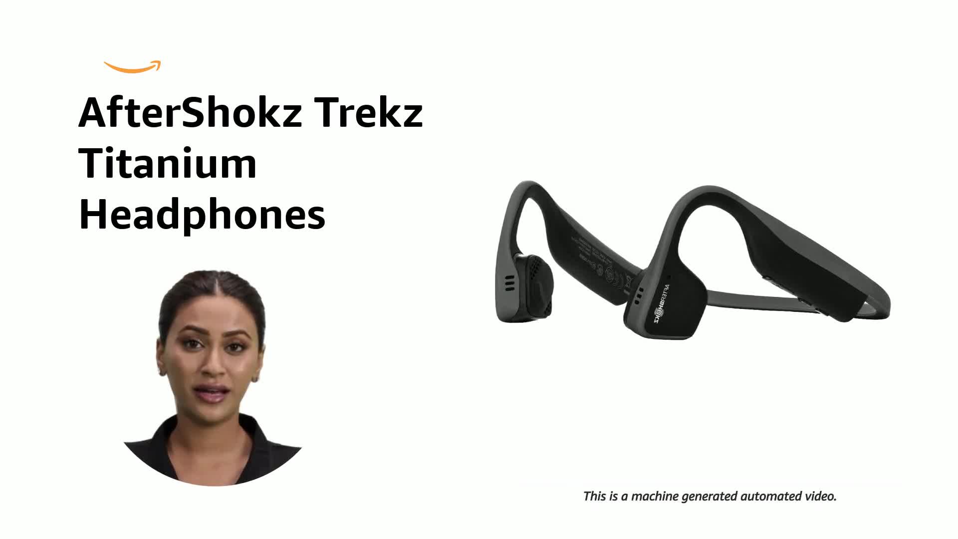 Aftershokz Trekz Titanium Wireless Bluetooth Open Ear Headphone