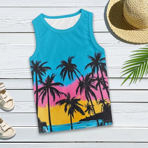 Children Boys Tank Tops Sleeveless Shirts for Preschool Kids Vest4