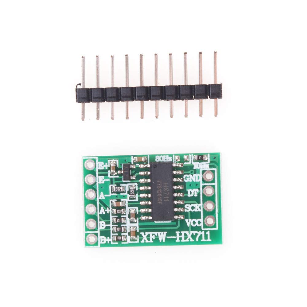 ANGEEK Modulo Sensore di Peso HX711 24 Bit, Scheda Elettronica di Valutazione Pressione, 5 Pezzi