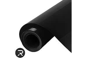 Premium Black Puff Vinyl Heat Transfer Roll for Elevated Designs