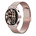 ICE-WATCH – Ice smart 2.0 – Runde Roségold-Smartwatch für Damen mit Metallarmband – 023394 (1,20 Zoll)