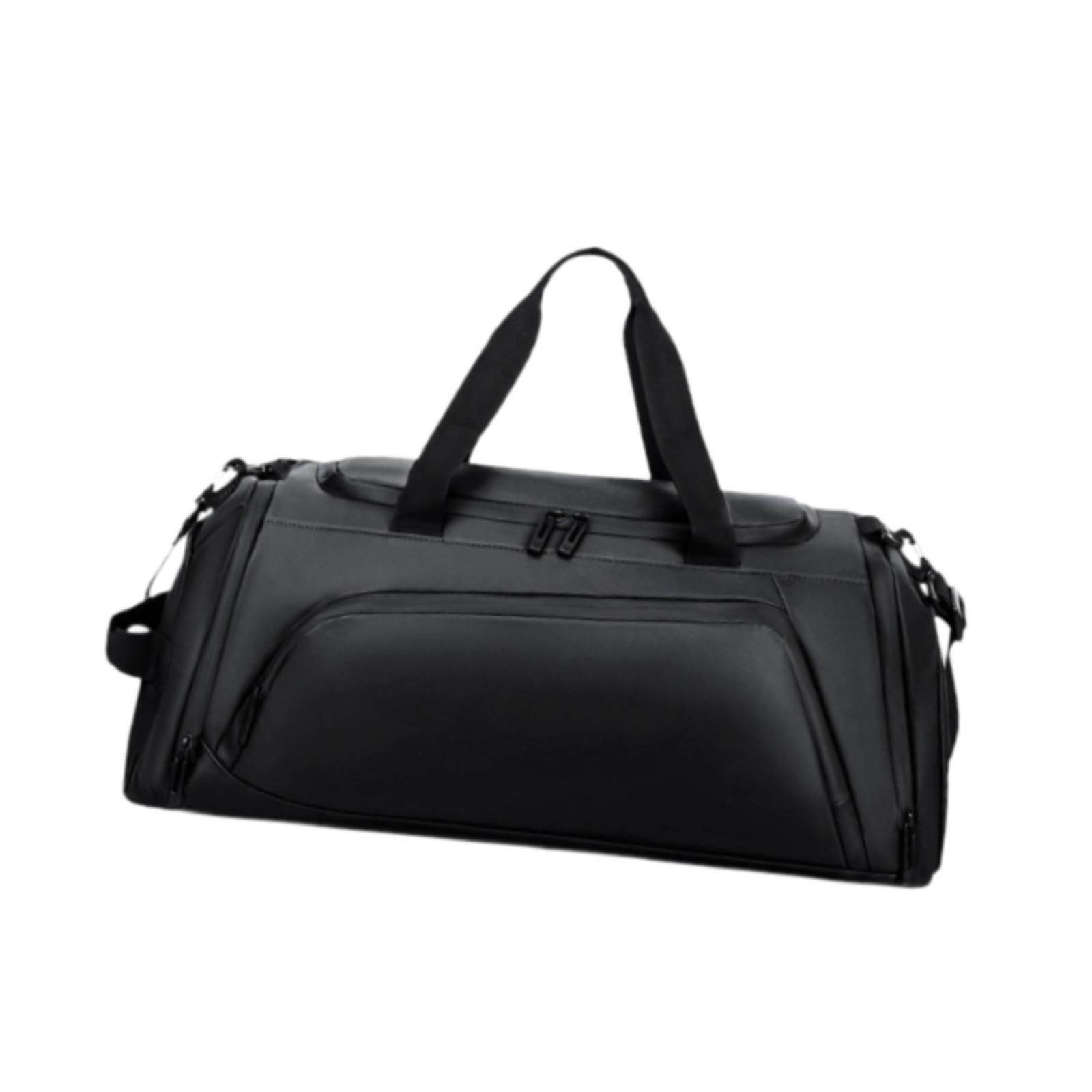 Travel Duffle Bag Sports Gym Bag Overnight Bag for Fitness Outddor Traveling Black-picture-25