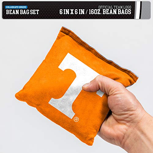 Image of NCAA College Dual Sided Bean Bags by Wild Sports, 8 Count, Premium Toss Bags for Cornhole Set - Great for Tailgates, Outdoors, Backyard