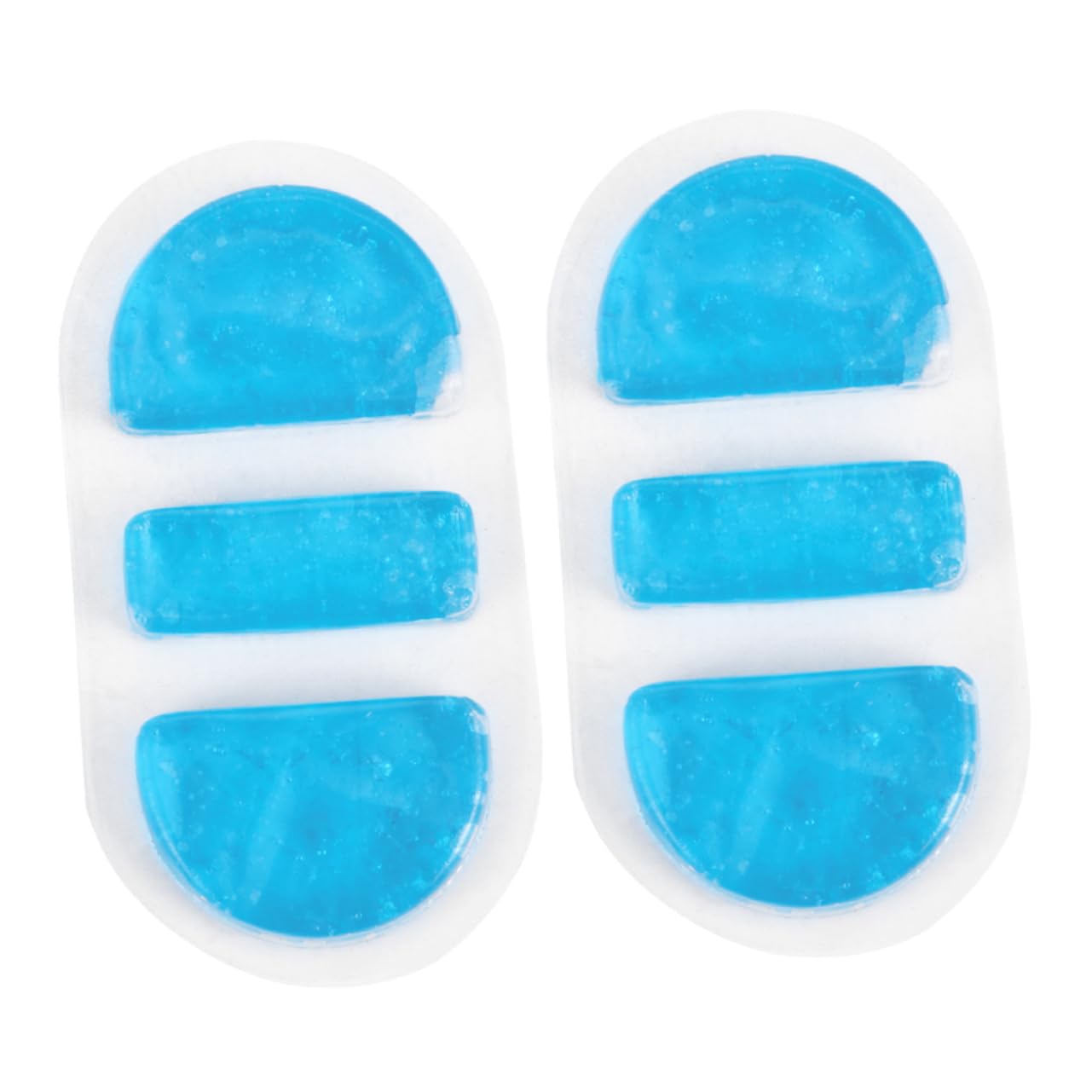 Beavorty 4 Gel Eispack für Kältetherapie Kühler Kompressen für Nasenbluten und Verletzungen Wiederverwendbar Travel Friendly für Schnelle Schmerzlinderung und Kühlung