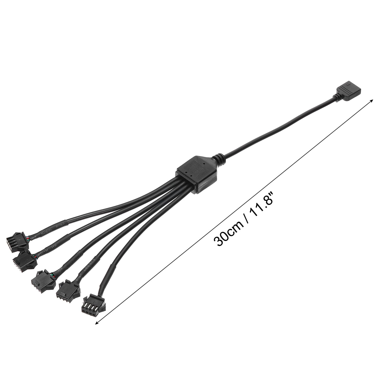 4 Cavi Divisori ARGB 1 A 2, 16cm, 5V 3Pin – Prolunga Per Ventole E Strisce LED Su Scheda Madre PC - 5