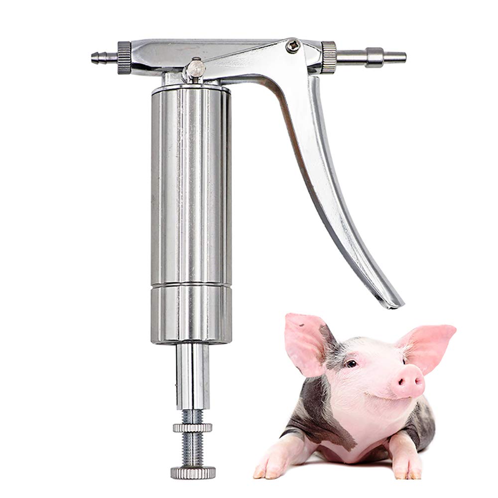 Buy NEWTRY 2ml Continuous Livestock Syringe Injector Injection Animals