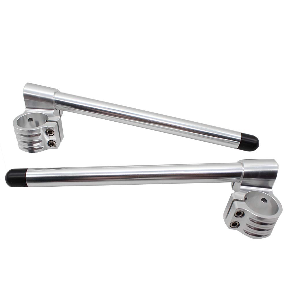 1" Riser Clip On Handlebar Fit Fork Tube Racer Motorcycle Handlebar