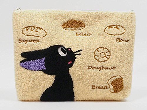 Pochette Gigi Kiki la petite sorcière en broderie Sagara pour fans de Ghibli