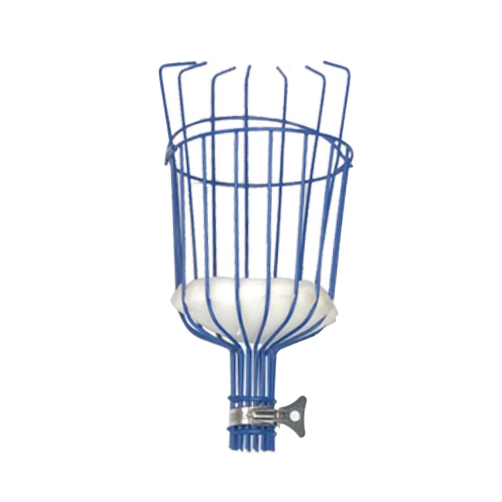 Bothyi Fruit Picker Basket Fruit Grabber Reach Tool Accessory Sturdy Gardening Tool Fruit Tree Picker Tool for Garden Apples Orchard, Blue