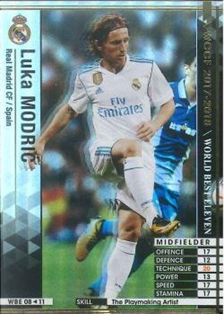 17-18シーズン　モドリッチ Amazon.co.jp: 【シングルカード】17-18 Ver.2.0)ルカ