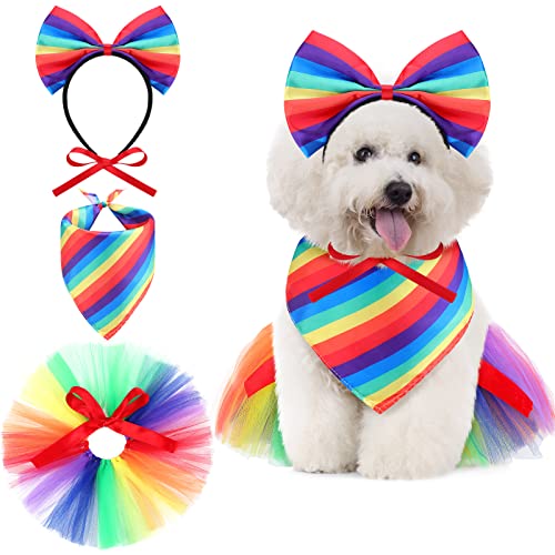 Amylove set de 3 accesorios Pride para perros pequeños y medianos
