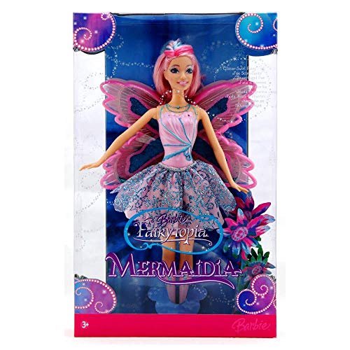 Preisvergleich Produktbild Mattel - Barbie Fairytopia J0737-0 - Mermaidia Glitzerflgel Fee