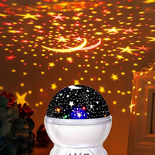 HUONIU Projecteur Ciel Etoile 360° Rotation Lampe de Projection Ciel Etoilé Lampe de Chevet Enfant Bluetooth Veilleuse Musicale et Lumineuse Galaxie Plafond...