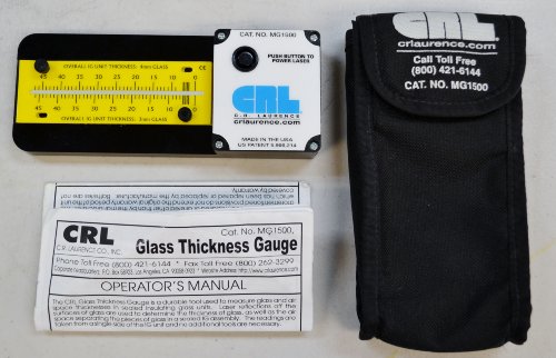 C.R. LAURENCE MG1500MM CRL Metric Scale Glass Thickness Laser
