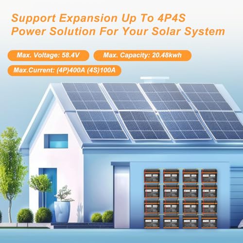 DJDCPOWER 12V 100Ah LiFePO4 Batterie mit 100A BMS, Max. 15000 Zyklen, 1280Wh Lithium Batterie, Perfekter Ersatz für Blei-Säure-Batterien, Ideal für Wohnmobile, Solar-Off-Grid-Systeme