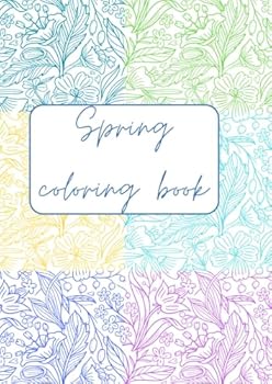 Paperback Spring coloring book