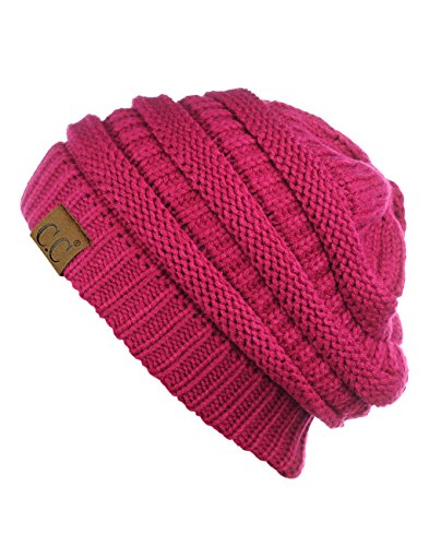 Image of Cambridge Select Thick Slouchy Knit Oversized Beanie Cap Hat